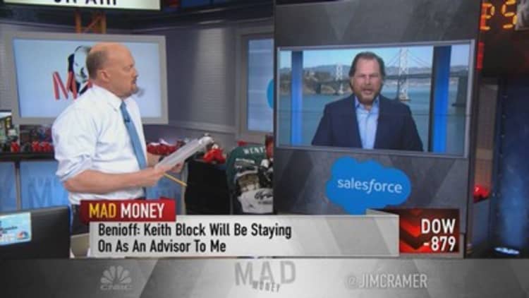 Salesforce's Marc Benioff talks Q4 earnings, Keith Block's departure