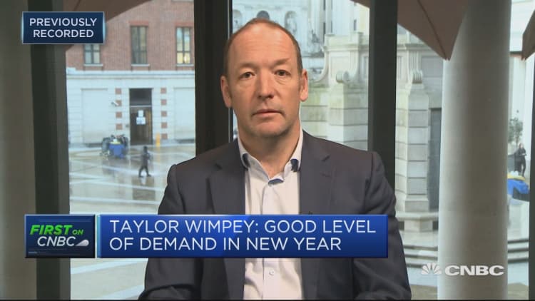 Seen a better start to 2020 after UK election result, Taylor Wimpey CEO says