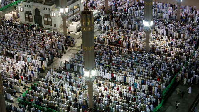 GP peregrinos musulmanes en Medina 200227