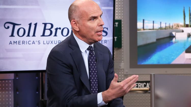Toll Brothers CEO says Covid brought a decade of pent up demand forward