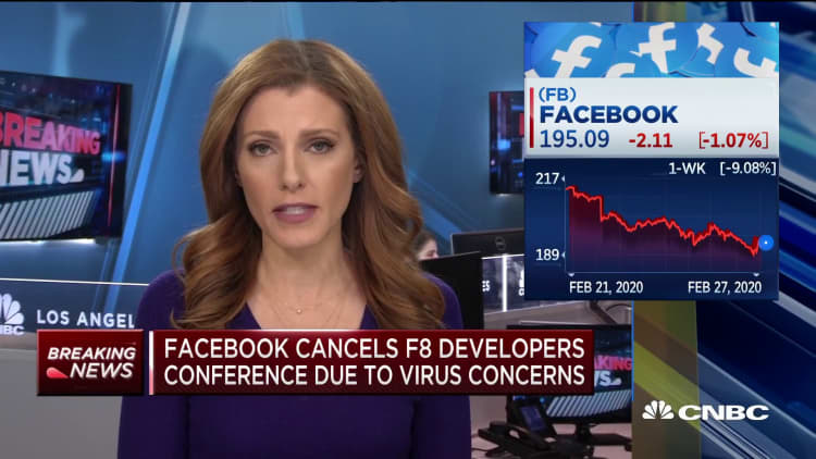 Facebook cancels F8 Developers Conference due to coronavirus concerns