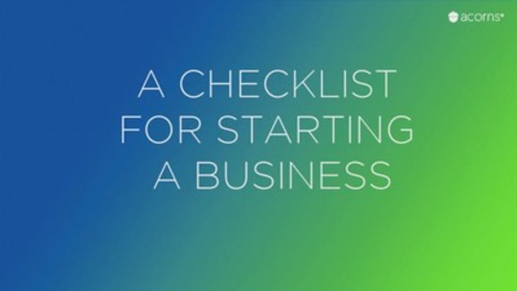 Before you open for business complete this checklist