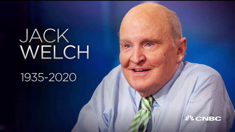 Jack Welch, former chairman and CEO of General Electric, dies at 84