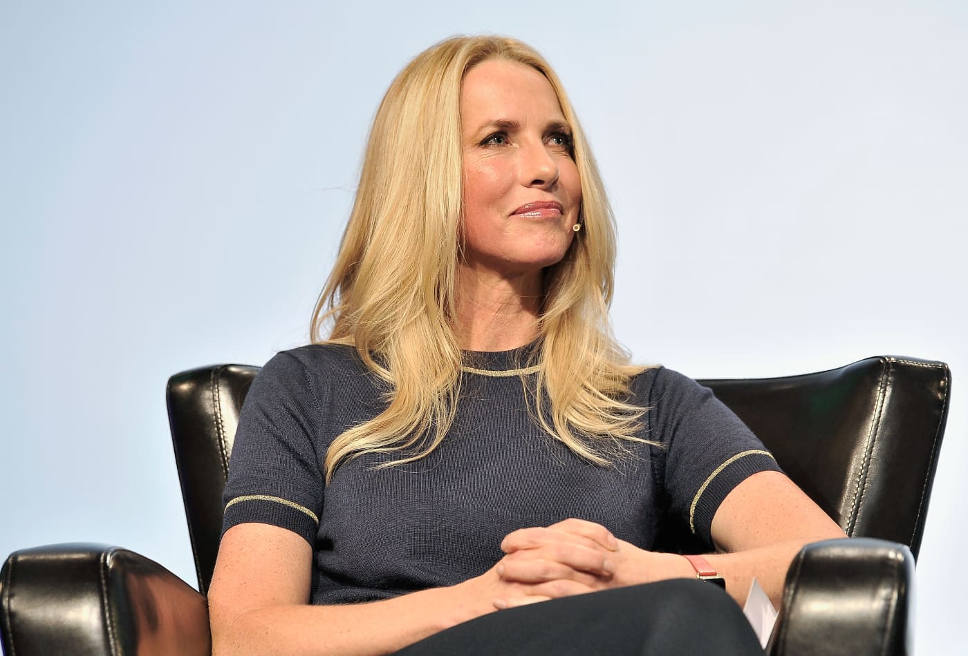 Laurene Powell Jobs speaks onstage during TechCrunch Disrupt SF 2017. (Photo by Steve Jennings/Getty Images for TechCrunch)