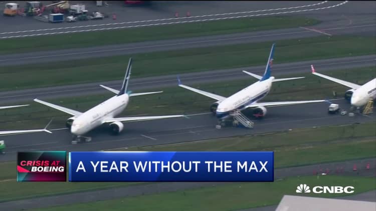Here's how much the Boeing 737 Max grounding has cost over the past year