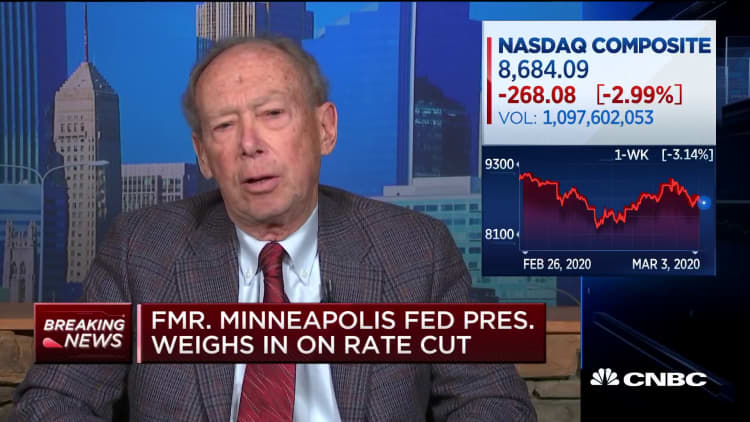 Fed cut a 'true shock' that will have negative impacts: Fmr. Minneapolis Fed Pres.