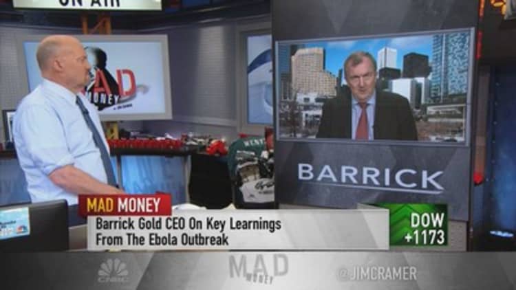 Barrick CEO on lessons from 2014 Ebola crisis and why gold continues to climb