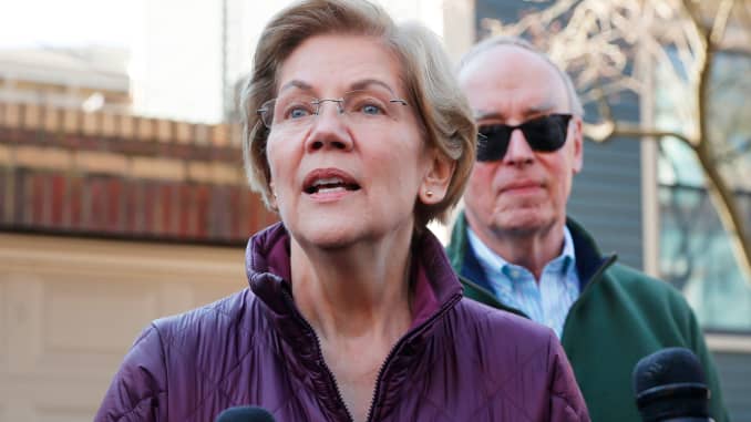 Image result for warren withdraws