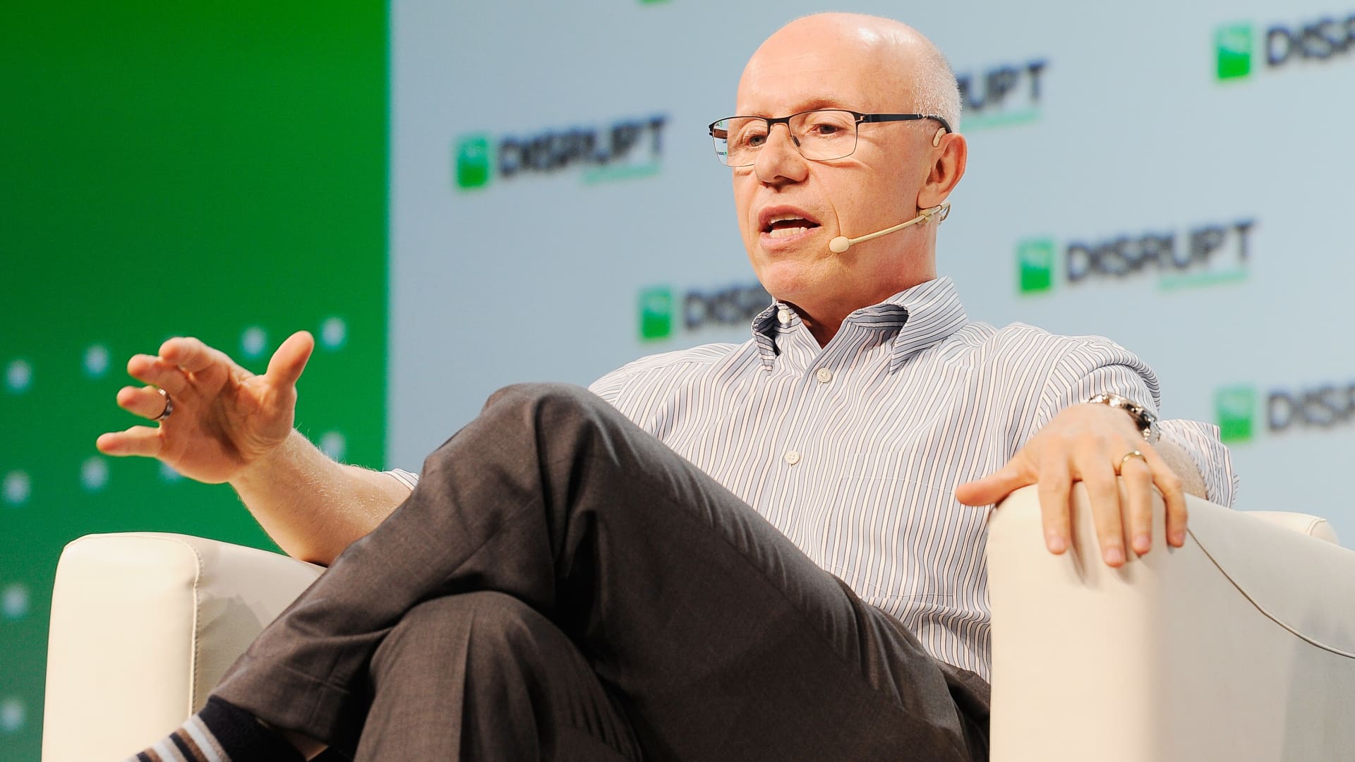 Sequoia Capital Global Managing Partner Doug Leone speaks onstage during Day 2 of TechCrunch Disrupt SF 2018 at Moscone Center on September 6, 2018 in San Francisco, California.