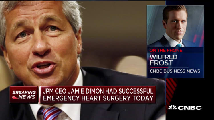 JPM CEO Jamie Dimon has successful emergency heart surgery