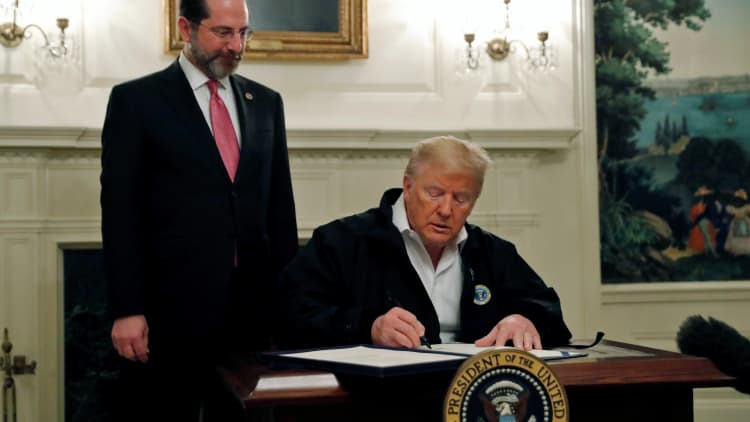 President Trump signs $8.3 billion coronavirus spending bill