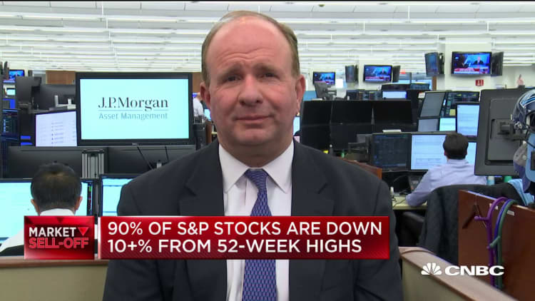 Recession probability now 50/50: JP Morgan's Robert Michele