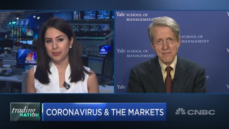 Robert Shiller: Coronavirus panic has not hit peak levels yet