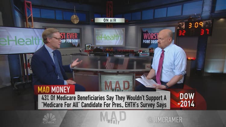 Nearly 3 in 5 Medicare beneficiaries are not in favor of Medicare for All, eHealth CEO says