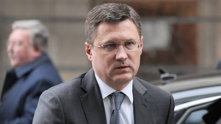 Russian energy minister Alexander Novak arrives for the 177th Organization Of Petroleum Exporting Countries (OPEC) meeting in Vienna, Austria, on December 5, 2019.