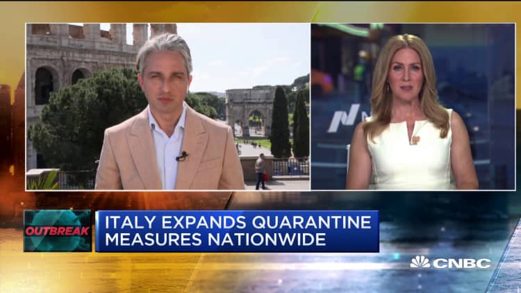 Italy expands coronavirus quarantine measures nationwide