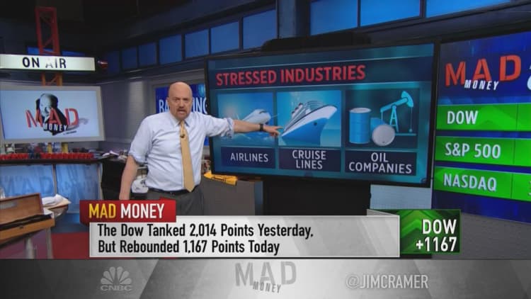 During tough times, company balance sheets are a lot more important, says Jim Cramer