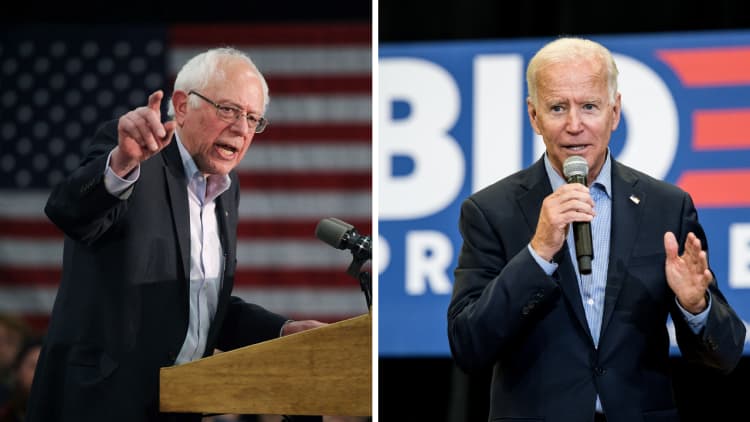 Biden extends delegate lead over Sanders, NBC News projects