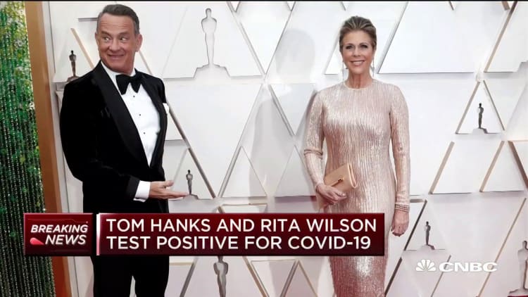 Tom Hanks and his wife Rita Wilson test positive for coronavirus