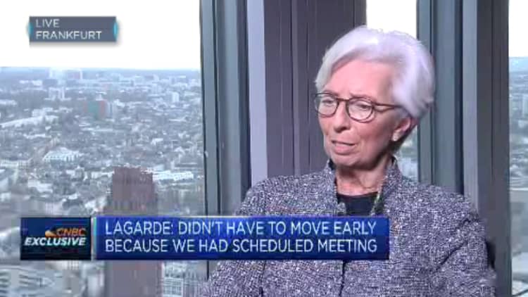 Lagarde: We have a massive liquidity line that is accessible to banks
