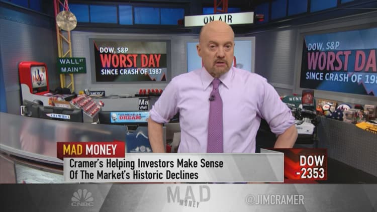 Jim Cramer says these 'accidentally' high-yield stocks can 'hold up during a recession'