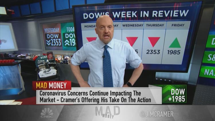 Cramer's week ahead: Key metrics for the market are new coronavirus infections