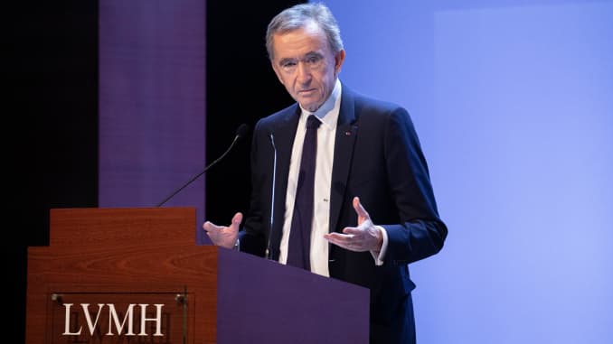 GP: LVMH Moet Hennessy Louis Vuitton SE Chief Executive Officer Bernard Arnault Presents Earnings