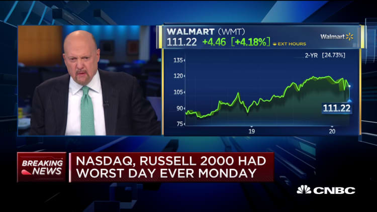 Cramer: Sell bad stocks on any pop because we don't know where the bottom is