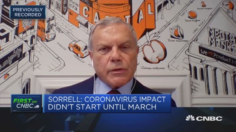 Coronavirus pandemic a 'war footing situation,' Martin Sorrell says