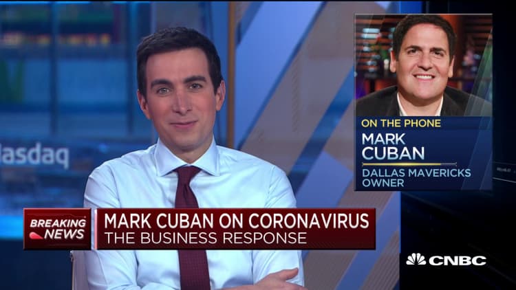 Mark Cuban says he's been 'dipping his toes' into the market amid coronavirus-driven volatility