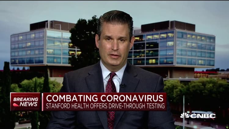 Stanford Health Care CEO David Entwistle on testing for coronavirus