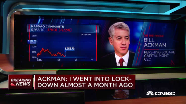 Billionaire investor Bill Ackman: I went into lockdown almost a month ago to save my father from coronavirus