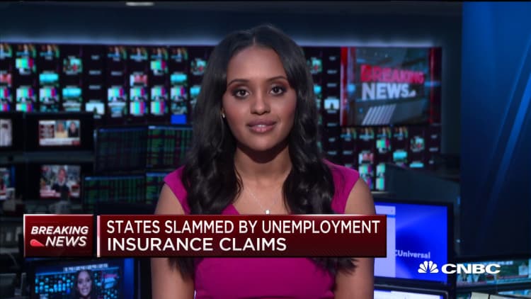 States slammed by unemployment insurance claims
