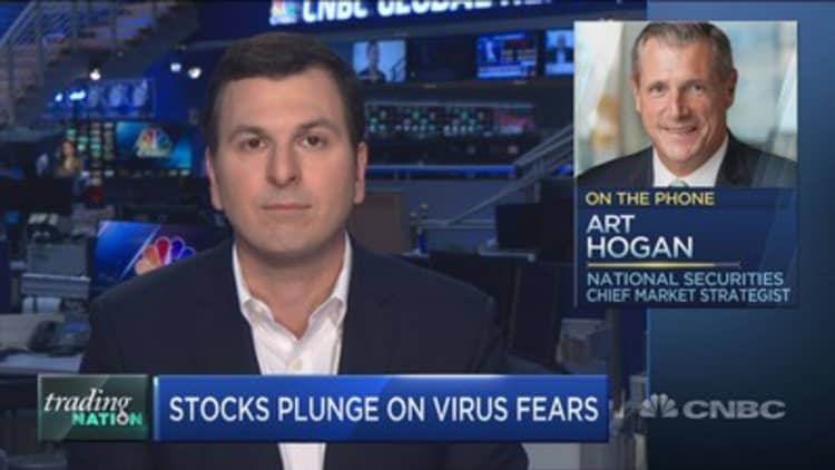 Stocks will bottom before the coronavirus crisis improves: Art Hogan