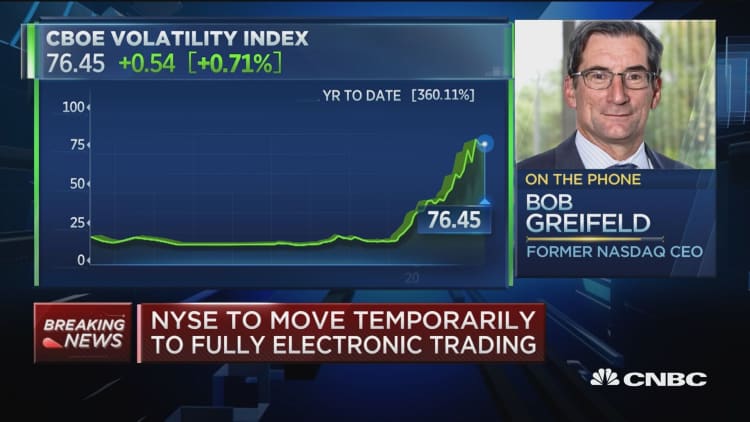 Stocks plunge again, NYSE to close trading floor during coronavirus crisis