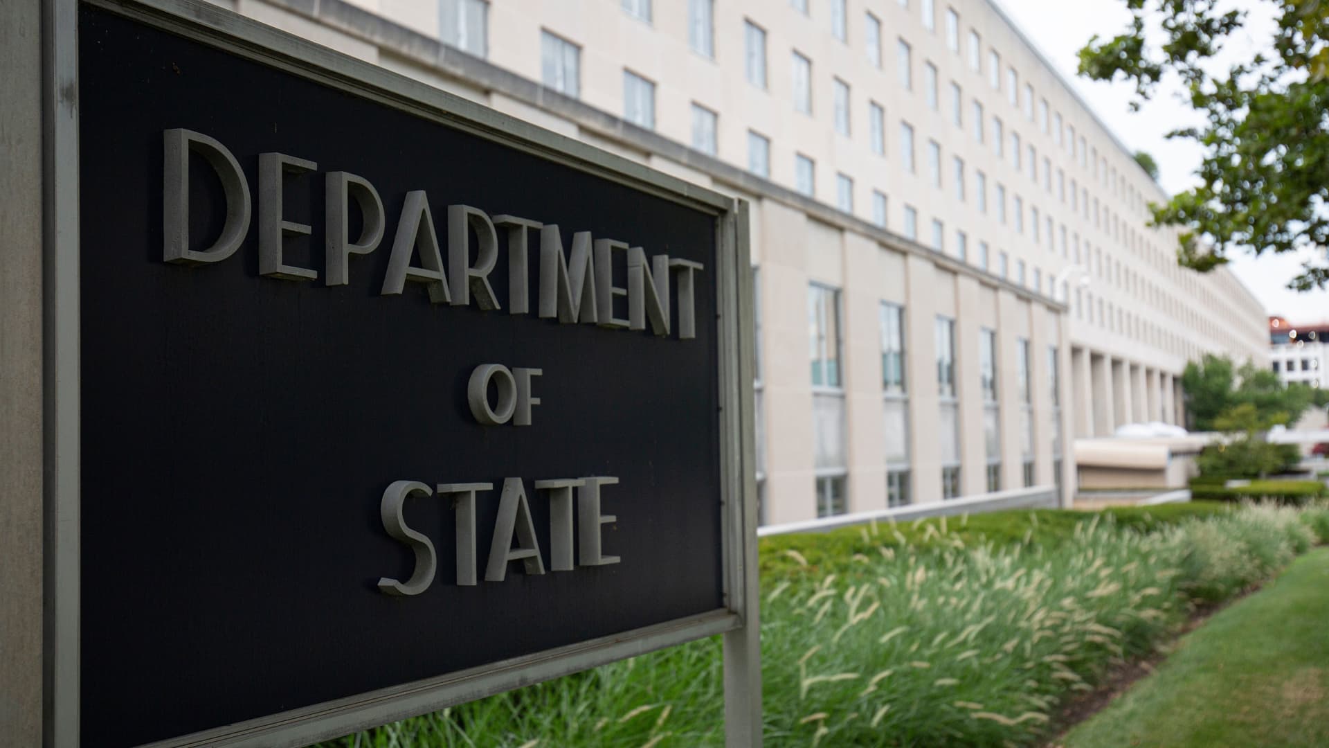 The U.S. Department of State building is seen in Washington, D.C., on July 22, 2019.