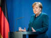 German Chancellor Angela Merkel makes a press statement on the spread of the new coronavirus COVID-19 at the Chancellery, in Berlin on March 22, 2020.