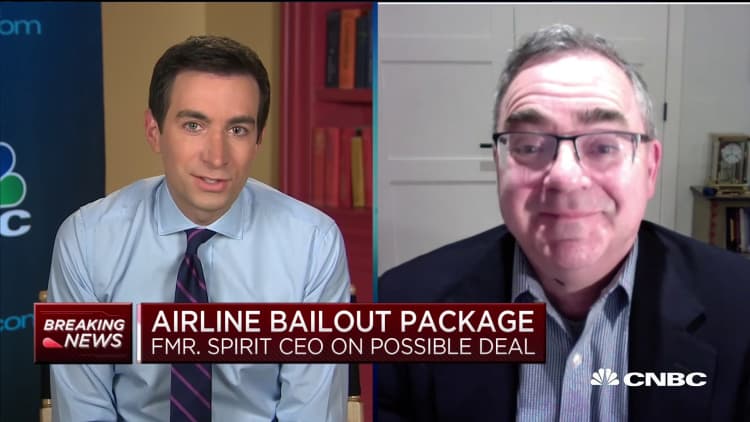 Bailout for airline industry makes sense, says former Spirit airlines CEO