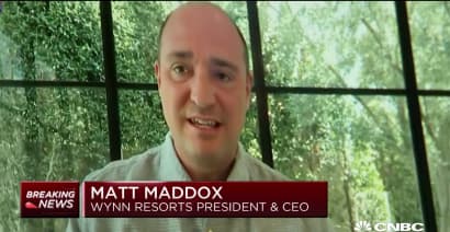Wynn Resorts CEO: Government should support companies to keep workers employed