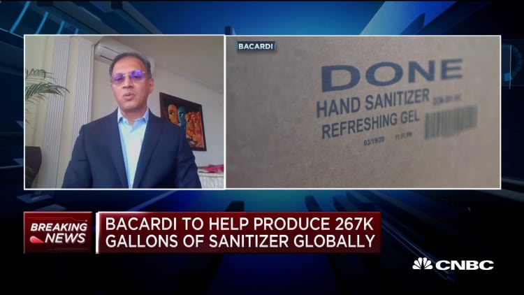 Bacardi CEO on its expanded hand sanitizer production