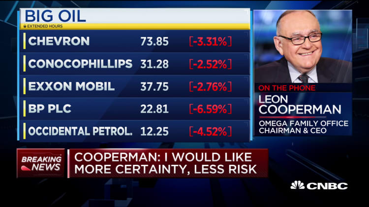 Billionaire investor Leon Cooperman says he's betting on energy stocks