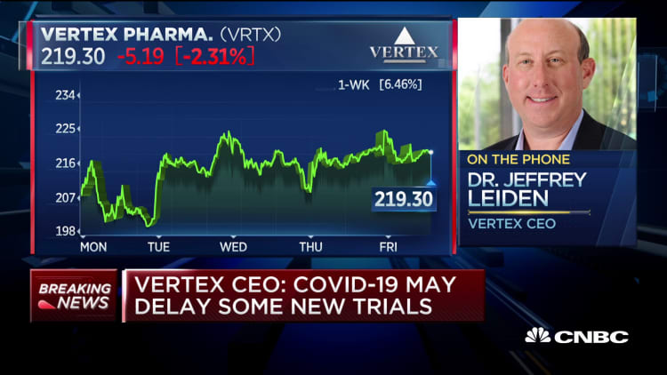 Vertex CEO: Coronavirus isn't impacting supply chain