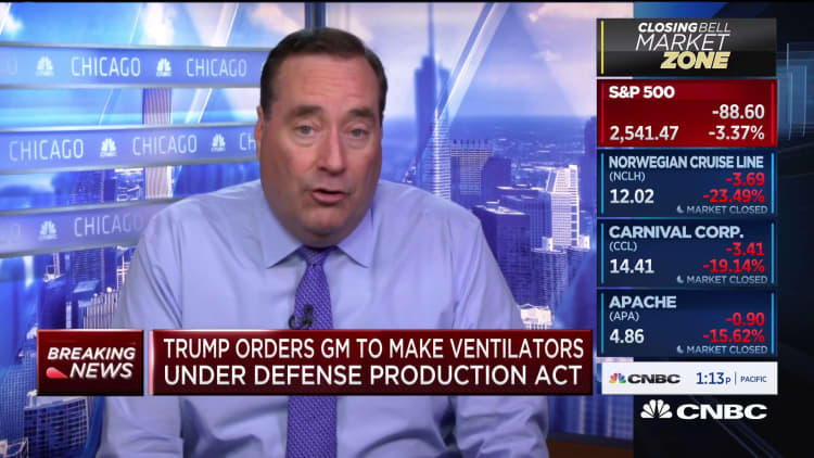 Trump orders General Motors to make ventilators under Defense Production Act