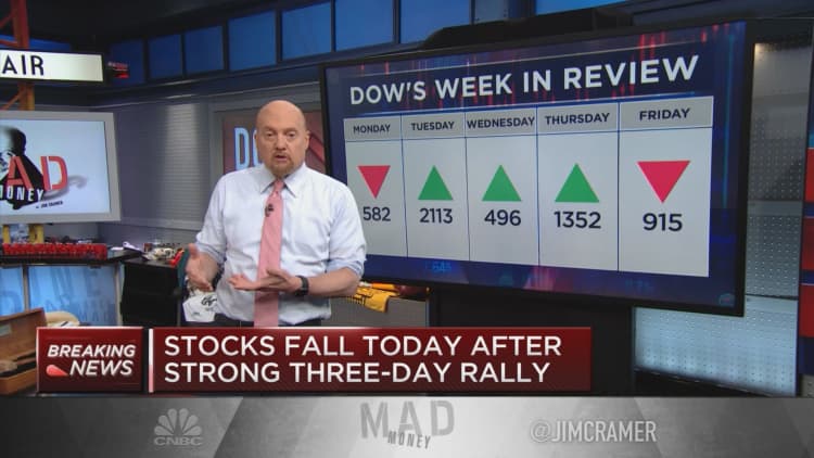 Jim Cramer previews the trading week of March 30 on Wall Street