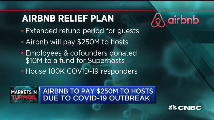 Airbnb to pay hosts $250M due to coronavirus outbreak