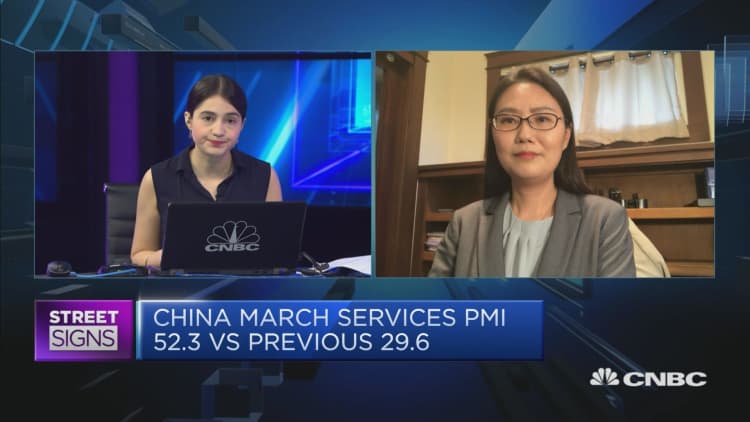 No surprise that China's March PMI numbers improved since it hit a 'full stop' in Feb: Economist