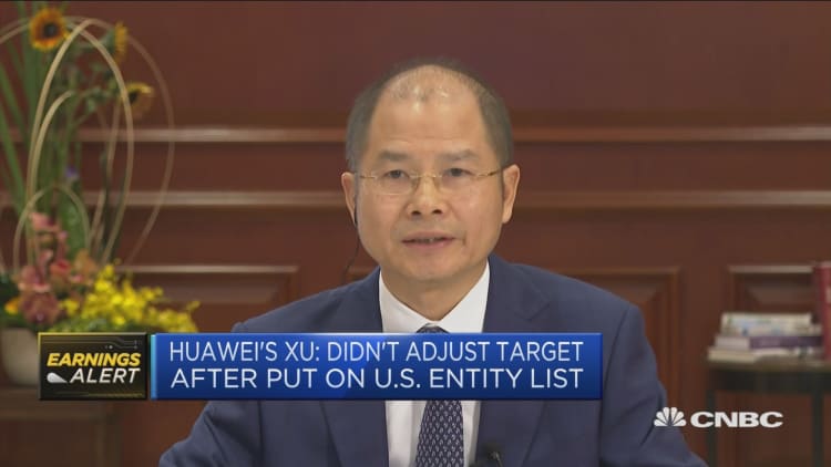Huawei misses 2019 targets citing US sanctions