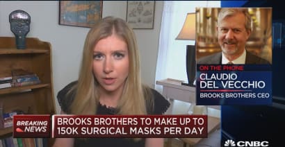 Brooks Brothers CEO Claudio Del Vecchio on producing surgical masks