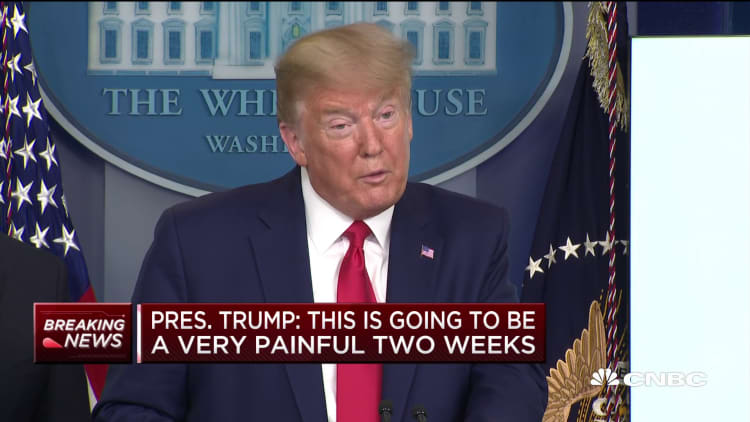 Trump on coronavirus: 'This is going to be a very painful two weeks'