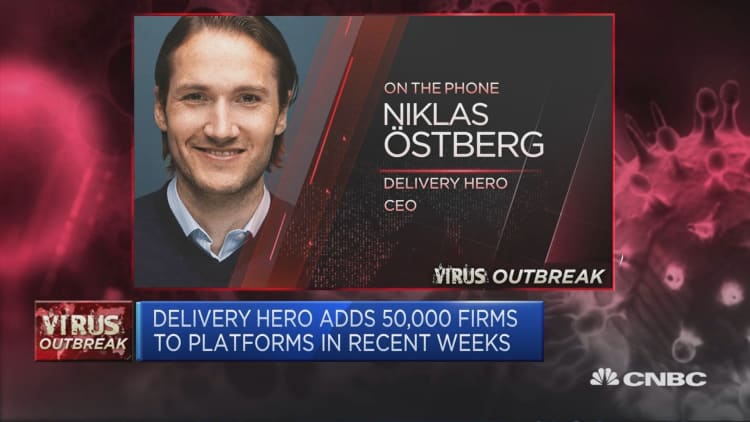 Record number of restaurants and grocery stores signing up amid pandemic: Delivery Hero CEO